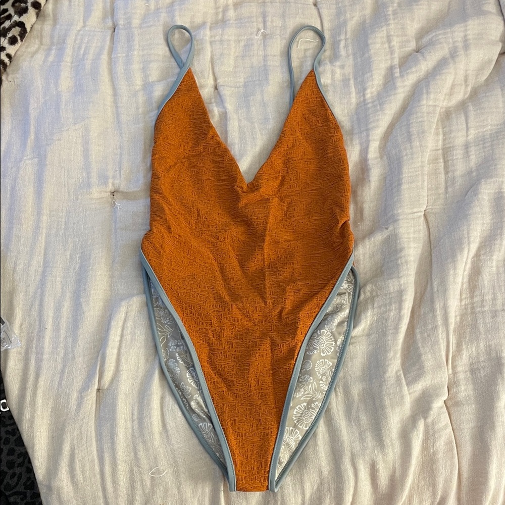 Free People Amber One Piece - Cinnamon Medium